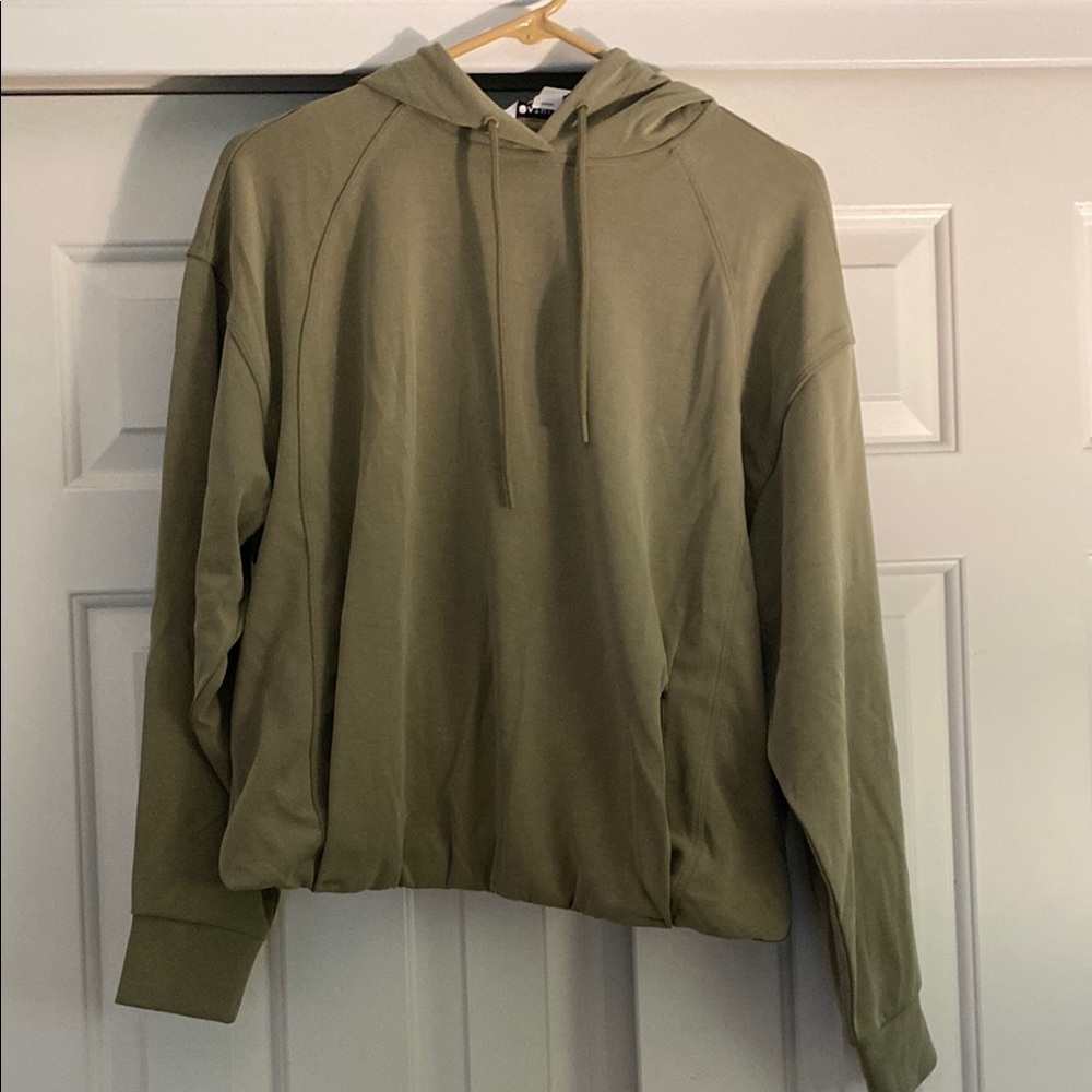 Athleta Green Sweatshirt Hoodie Relaxed Fit